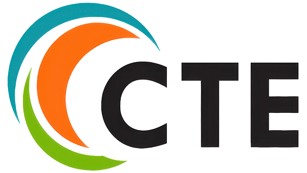 CTE career and technical education logo